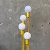 70's Sonneman Style Yellow 4 Light Waterfall Floor Lamp