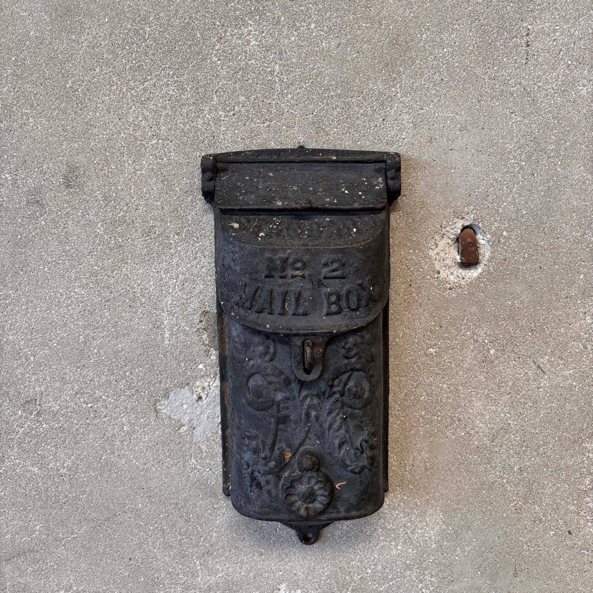 Antique Cast Iron Mail Box
