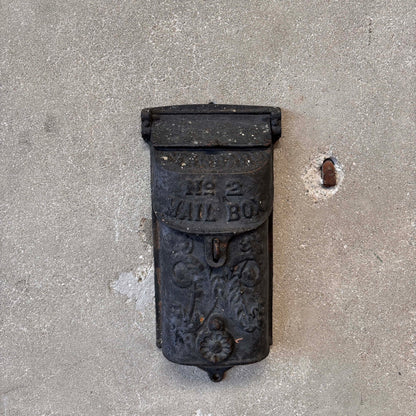 Antique Cast Iron Mail Box