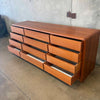 Danish Teak 12 Drawer Dresser