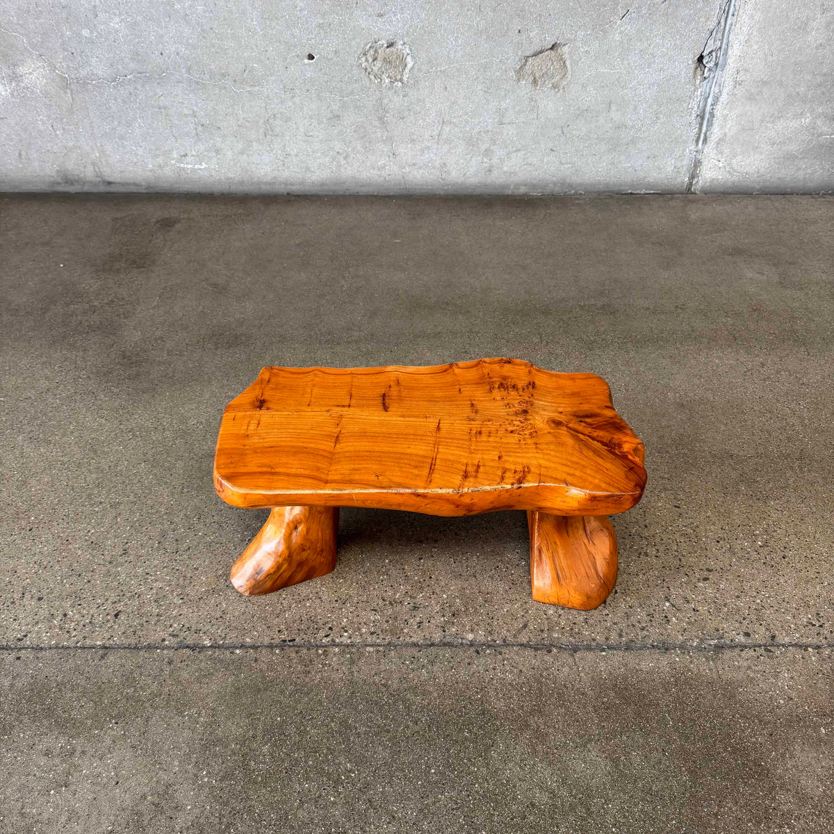 Vintage Handcrafted Organic Wood Stool