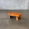 Vintage Handcrafted Organic Wood Stool
