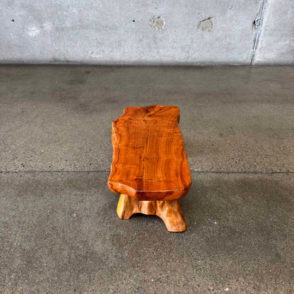 Vintage Handcrafted Organic Wood Stool