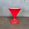 Mid Century Floor Lamp/Side Table