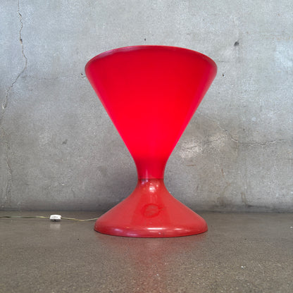 Mid Century Floor Lamp/Side Table
