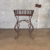 Rustic Wrought Iron Plant Stand