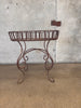 Rustic Wrought Iron Plant Stand
