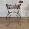Rustic Wrought Iron Plant Stand
