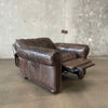 Restoration Hardware Leather Recliner