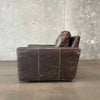 Restoration Hardware Swivel Leather Chair