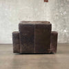 Restoration Hardware Swivel Leather Chair
