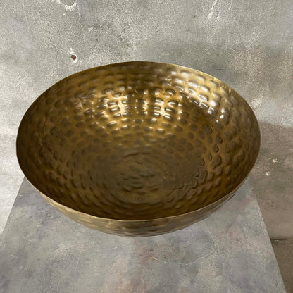 Jamie Young Co. Large Hammered Copper Chalice Bowl