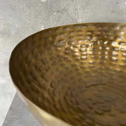 Jamie Young Co. Large Hammered Copper Chalice Bowl