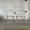 Mid Century Modern Wrought Iron Patio Chairs