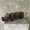 1980's Hand Carved Wood Grizzly Bear