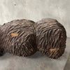 1980's Hand Carved Wood Grizzly Bear