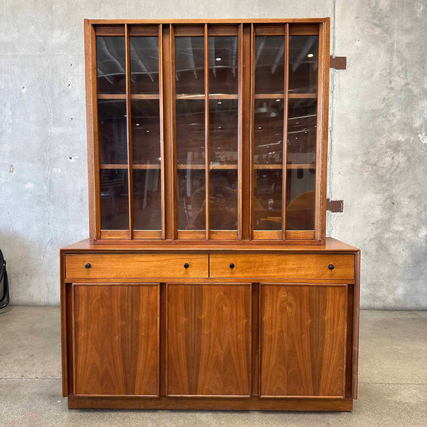 2 Pc Mid Century Buffet/Hutch American of Martinsville