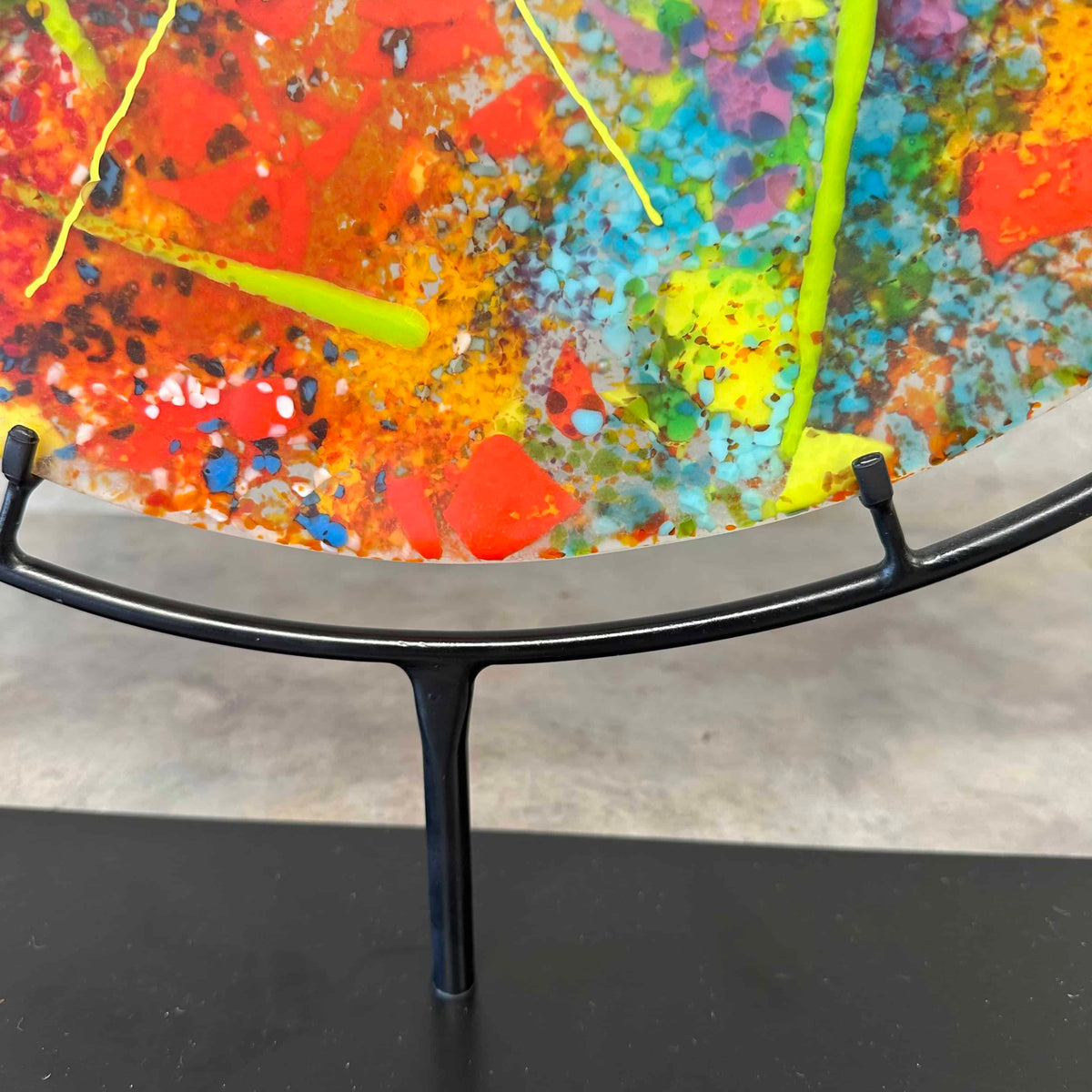 Glass Platter "Awakening" By Steve Klein