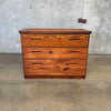 Vintage Solid Pine Three Drawer Dresser