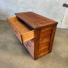 Vintage Solid Pine Three Drawer Dresser