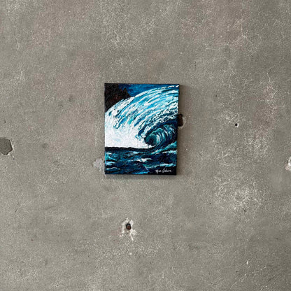 "Heavy Water" Knife Painted Acrylic on Canvas by Ryan Cochran