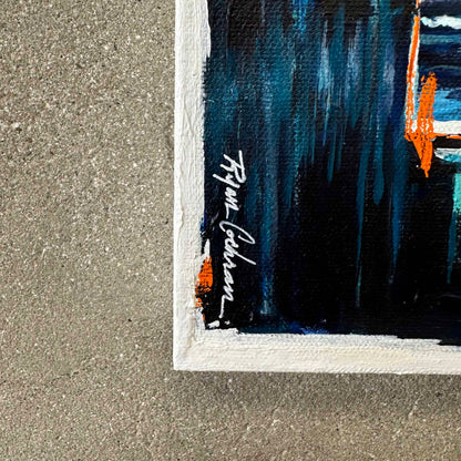 "Point Break" Acrylic on Canvas by Ryan Cochran