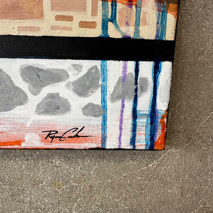 "Concrete Wave" Acrylic on Canvas by Ryan Cochran