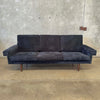 Mid Century Teddy Bear Black Sofa