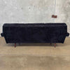 Mid Century Teddy Bear Black Sofa