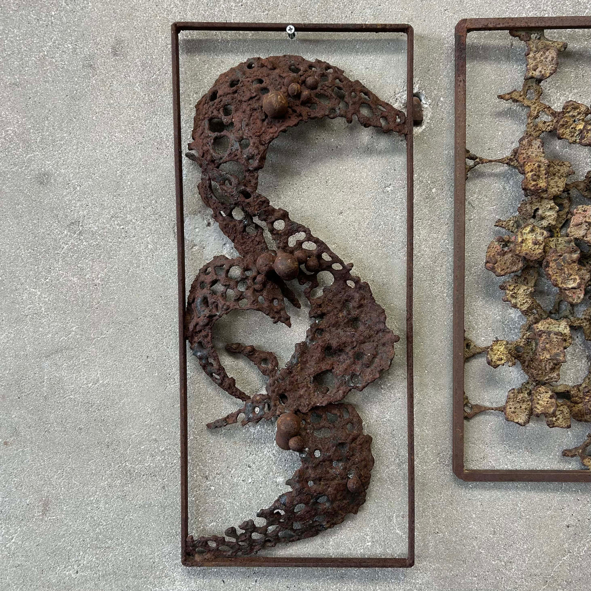 Pair of Donald Gluck Wall Sculptures
