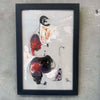 1962 Japanese Abstract Triptych w/ Illegible Signatures