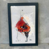 1962 Japanese Abstract Triptych w/ Illegible Signatures