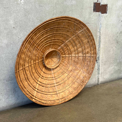 Wall Hanging Asian Straw Hat