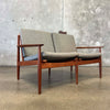 Svend Aage Erikson Teak Loveseat