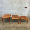 Drexel Declaration Walnut Nesting Tables