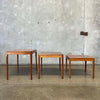 Drexel Declaration Walnut Nesting Tables