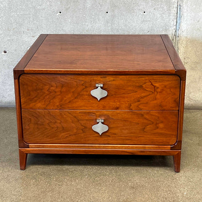 John Keal for Brown Saltman 2 Drawer End Table