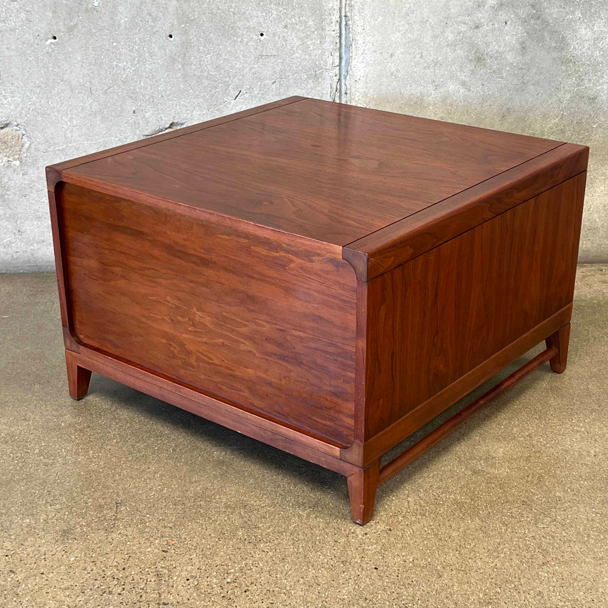 John Keal for Brown Saltman 2 Drawer End Table