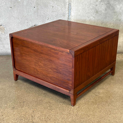 John Keal for Brown Saltman 2 Drawer End Table