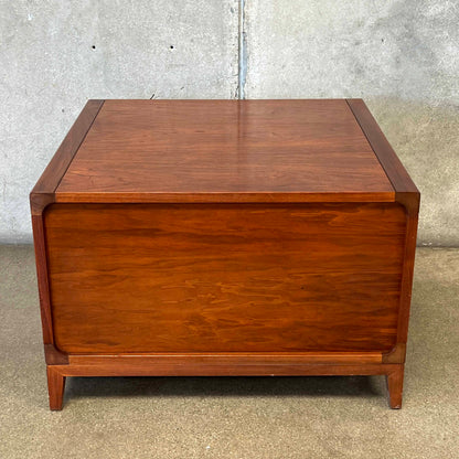 John Keal for Brown Saltman 2 Drawer End Table