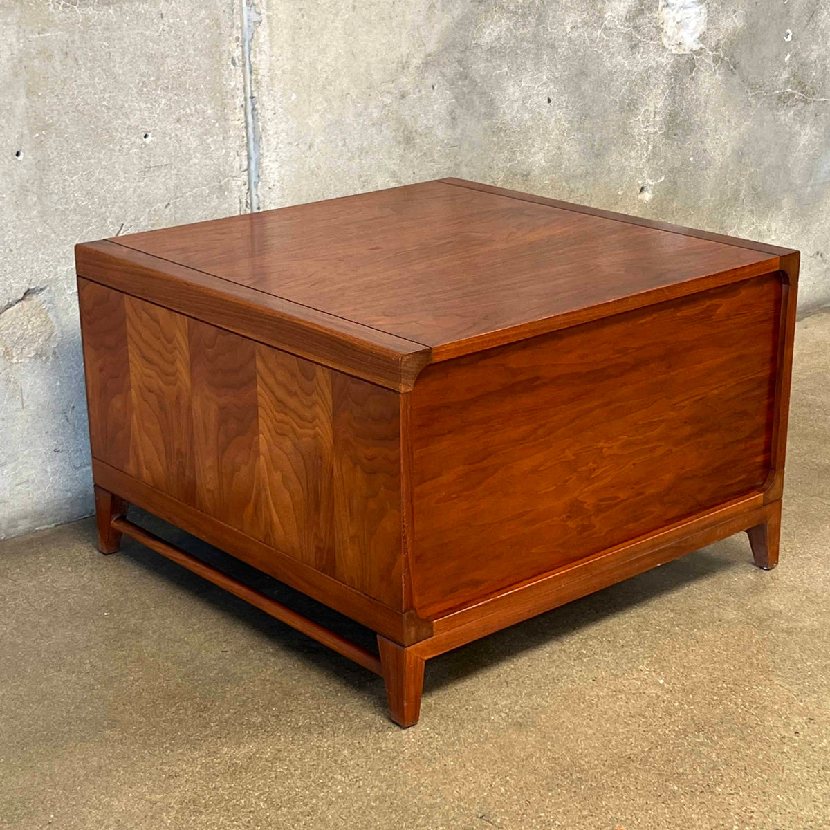 John Keal for Brown Saltman 2 Drawer End Table