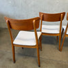 Set of 4 Vintage Danish Mid Century Dining Chairs c.1962-68