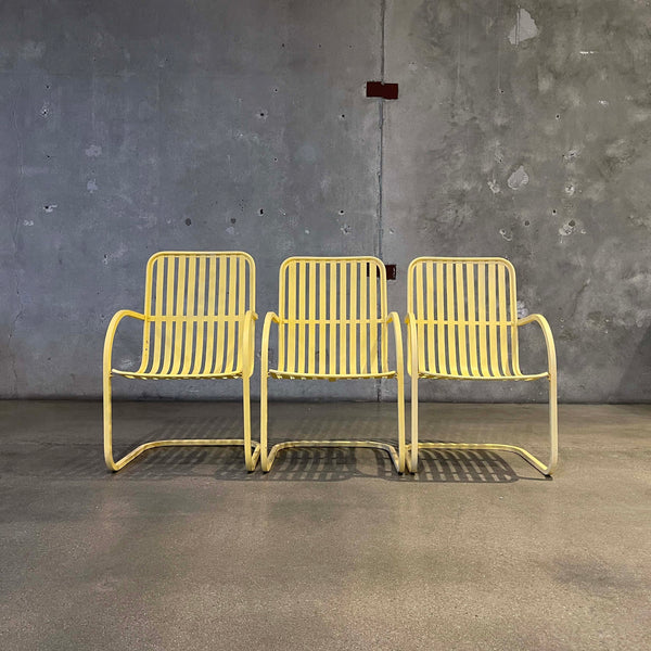 Mid Century Modern Metal Patio Chairs