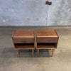 Modern Walnut Night Stands