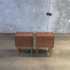 Modern Walnut Night Stands