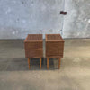 Modern Walnut Night Stands