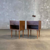 Modern Walnut Night Stands