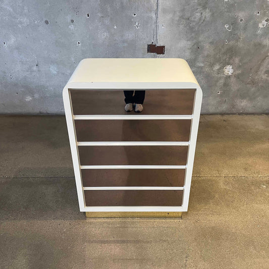Post Modern Highboy 5 Drawer Dresser