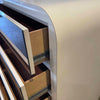 Post Modern Highboy 5 Drawer Dresser