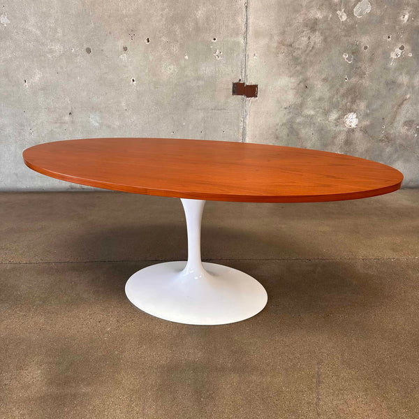 Florence Knoll Studio For Eero Saarinen Oval Dining Table